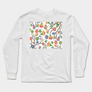 colourful flower Long Sleeve T-Shirt